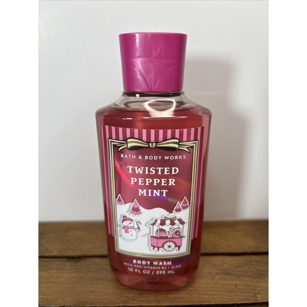 Twisted Peppermint Holiday Body Wash Bath And Body Works New